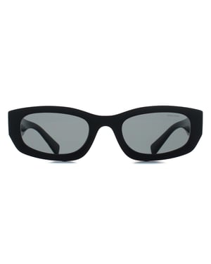 Miu Miu Oval Womens Black Dark Grey MUB04S