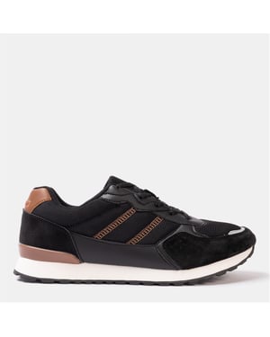 Men's Donnay Bob Trainers in Black