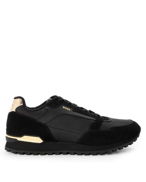 Men's Boss Parkour Runners, Modern Athletic Design in .Black