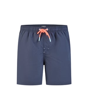 Happy Shorts Heren zwemshort effen donker
