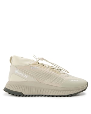 Men's Boss Evo Runn TxtgorE-Tex 10266590 Low Top Trainers in Light Beige