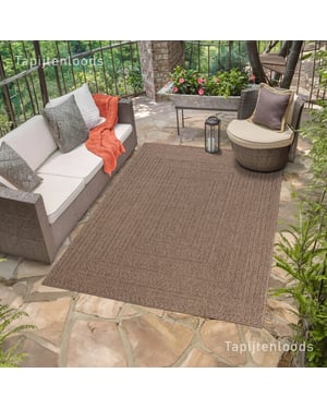 Muratap Sahara buitenkleed jute-look weerbestendig vloerkleed 200x290 cm