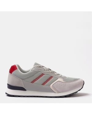 Men's Donnay Bob Trainers in Light Grey