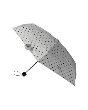 Trespass Dreep Polka Dot Vouwparaplu (Wit)