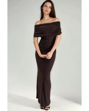 Strapless Maxi Bodycon Jurk