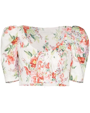 Bellitude Crop Top met Kanten