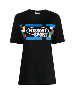 T-shirt met sportlogo