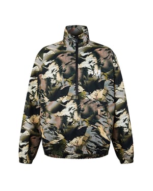 Nylon windjack met camouflagelogo