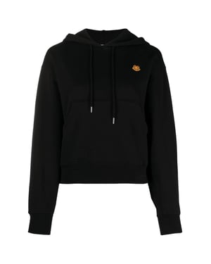 Boxy hoodie met tijgerlogo