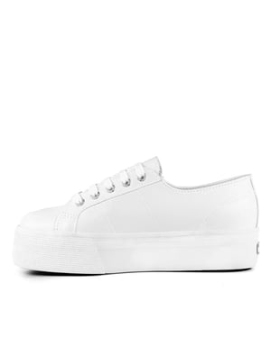 Superga Volwassen unisex 2730 nappaleer sportschoenen (Wit)