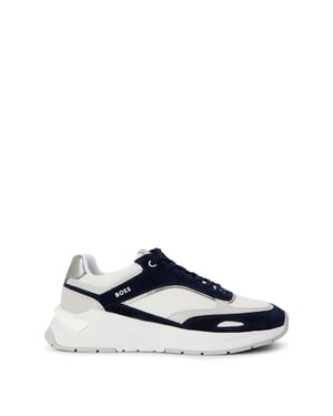 Women's Boss Skylar Low Top Trainers in Open White