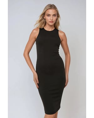 Basis Halternek Mini Bodycon Jurk