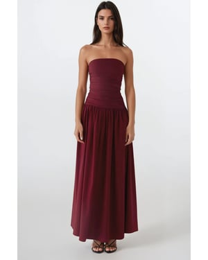 Strapless Maxi Dress Detail