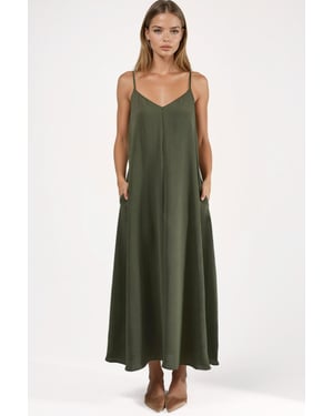 A-Form Maxi Jurk