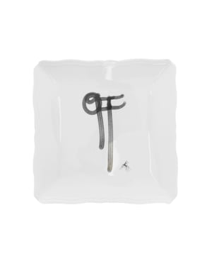 Off-White x Ginori 1735 BrickaVit Fyrkantig Bricka