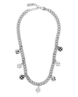 Marc Jacobs x Derrick Adams dobbelsteenhanger ketting