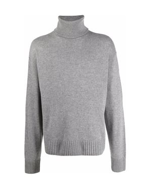 Enkel stickad polotröja