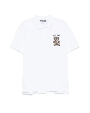 Polo shirt met teddybeerlogo
