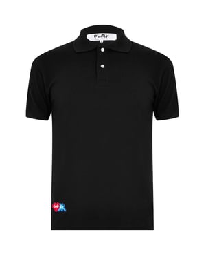 Polo shirt met Heart Invader-logo
