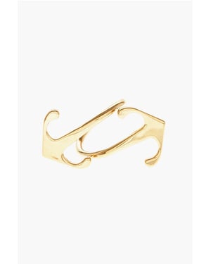 Mono Arrow-ring i mässing med gyllene effekt i guld