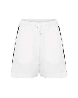 Shorts met streepdetails en logo