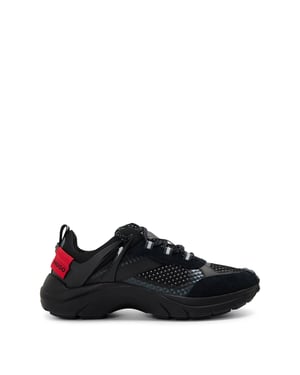 Women's Hugo Sdmew 10266827 01 Low Top Trainers in Black