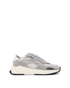 Women's Boss Runn Ltsdmt1 10260535 0 Low Top Trainers in Medium Grey