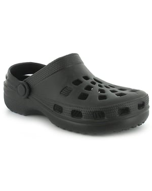 Womens Clog Beach Sandals Pop Slip On black