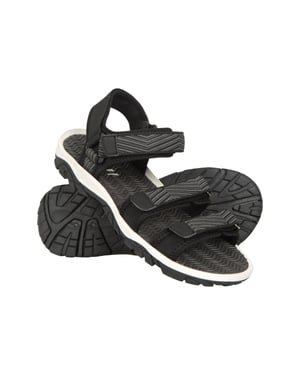 'Reef' Kids 3 Strap Sandals with Rubber Outsole Summer Shoes Black