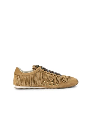 Kurt Geiger London Suede Islington Fringe Sneaker Sneakers