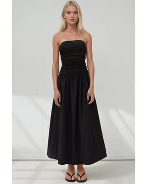 Strapless Maxi Jurk Details