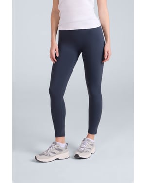 'Leah' Women's High Rise Leggings Moisture Wicking Stretchy Bottoms Dark Blue