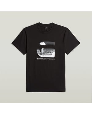 Men's G Star T-Shirt in Dk Black