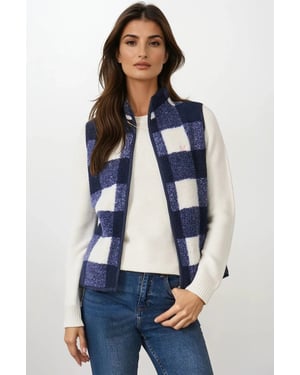 Boucle Checked Gilet