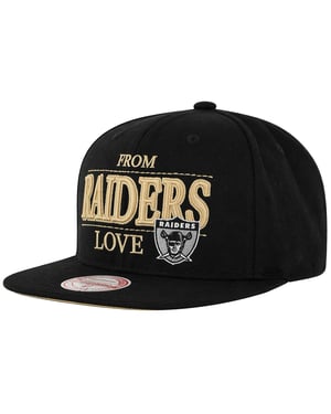 Mitchell & Ness NFL Oakland Raiders With Love Black Cap