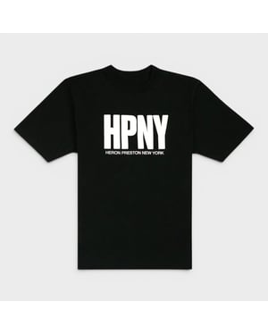 Heron Preston HPNY Logo Tee Black White