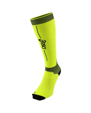 Asics Performance Run Compression Yellow Socks