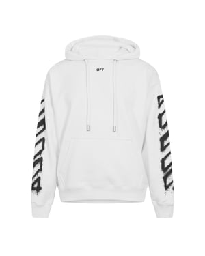Men's Off White Overhead Hoodie in White