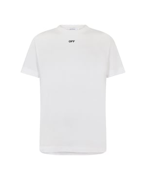 Men's Off White Slim Fit T Shirt in White