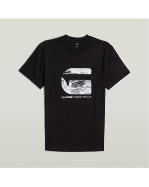Men's G Star Cape Town ts in Dk Black