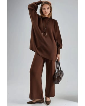 Losse Pastrui & Broek Gebreide Set