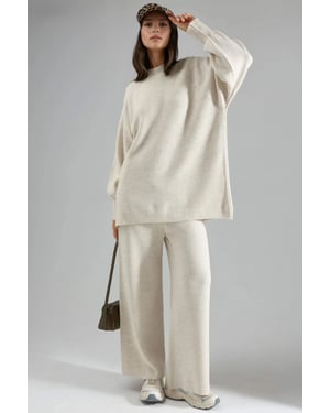 Losse Fit Sweater & Broek Gebreide Co-ord Set