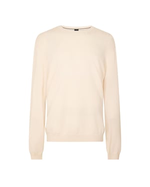 Men's Boss E 10157925 01 Sweatshirt in Open White