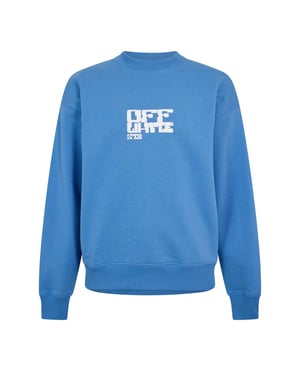Men's Off White Crew Sweatshirt in Allure