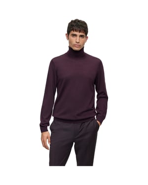 Men's Boss Musso P Crew Sweatshirt in .Dark Red