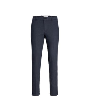 Men's Jack and Jones J Henry Slim Cut Chinos in Navy Blazer