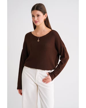 Oversized Bootletter Trui