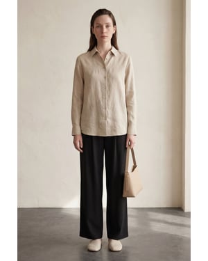 Comfort Plissé Rechte Pantalon