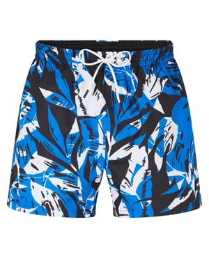 Men's Boss Bodywear Swim Shorts (Piranha) in Bright Blue
