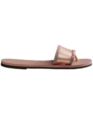 Women's Havaianas Hav. You Angra Crocus Rose 35 36 Flip Flops in New Graphite